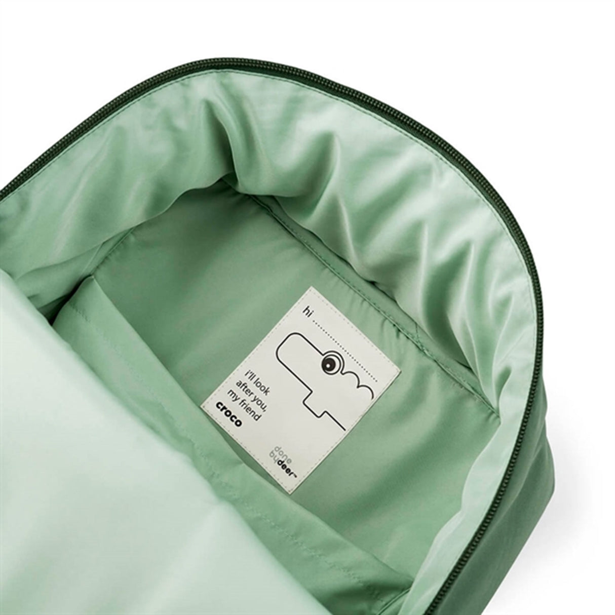 Done by Deer Rygsæk Croco Green