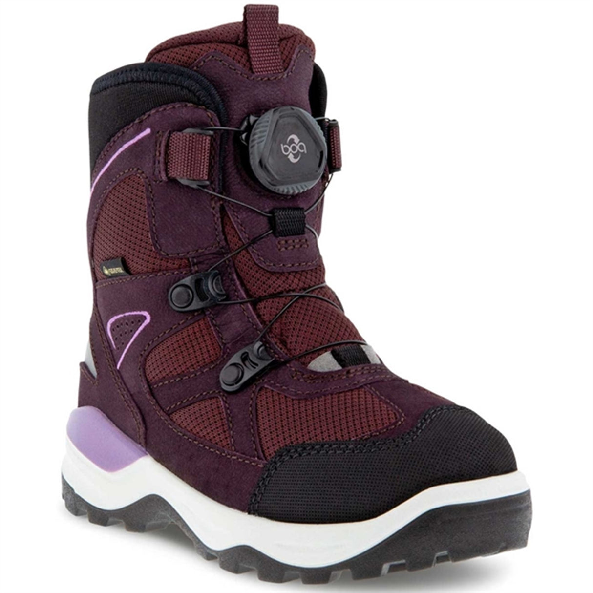 Ecco Snow Mountain Støvle Black/Fig