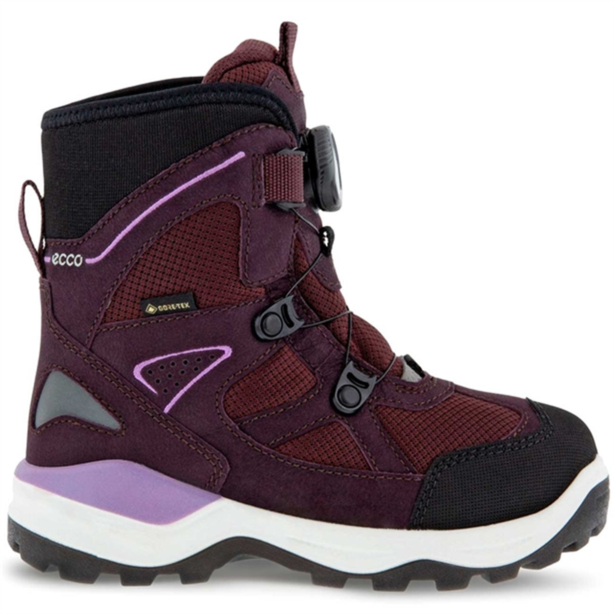Ecco Snow Mountain Støvle Black/Fig 2