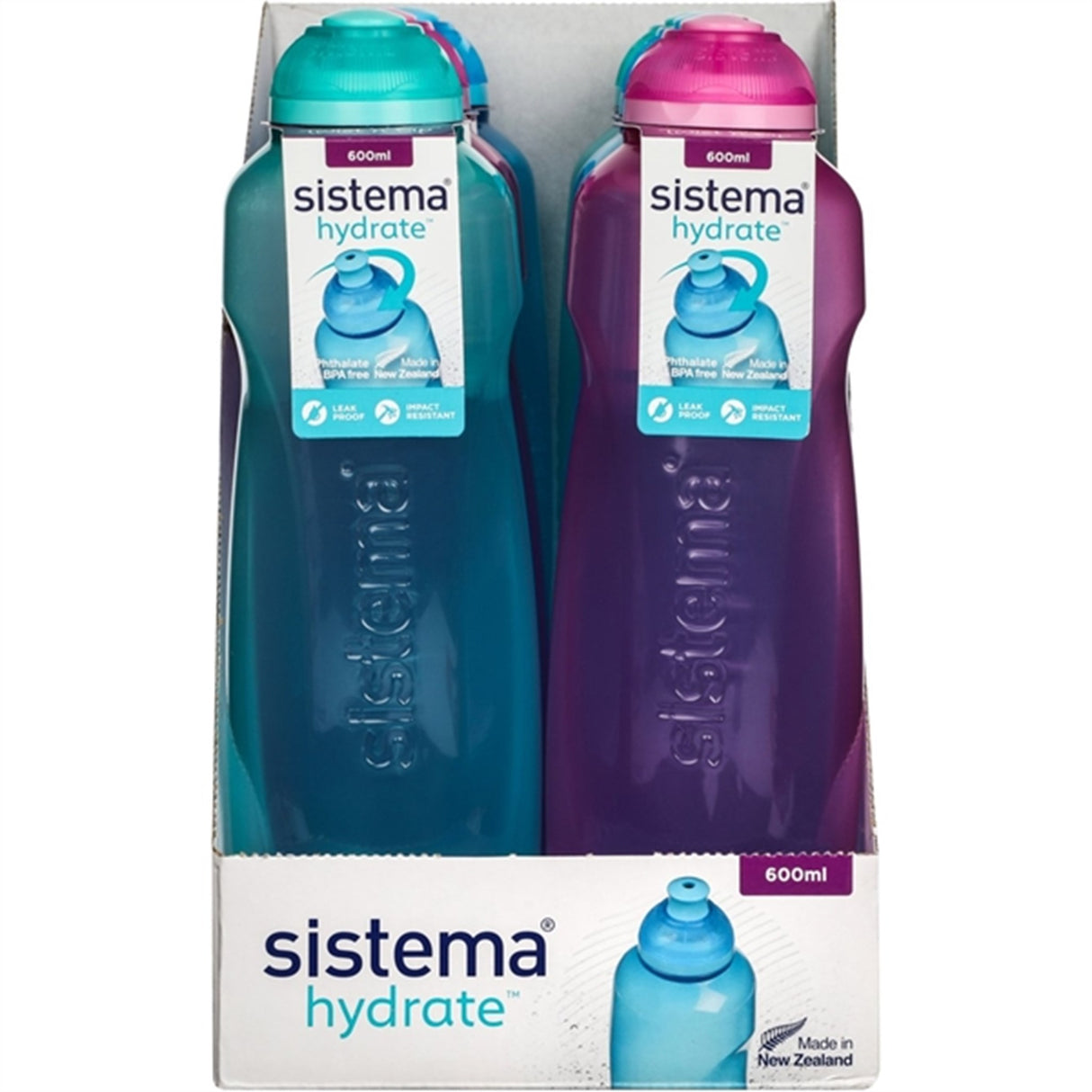 Sistema Twist 'n' Sip Helix Drikkeflaske 600 ml Teal