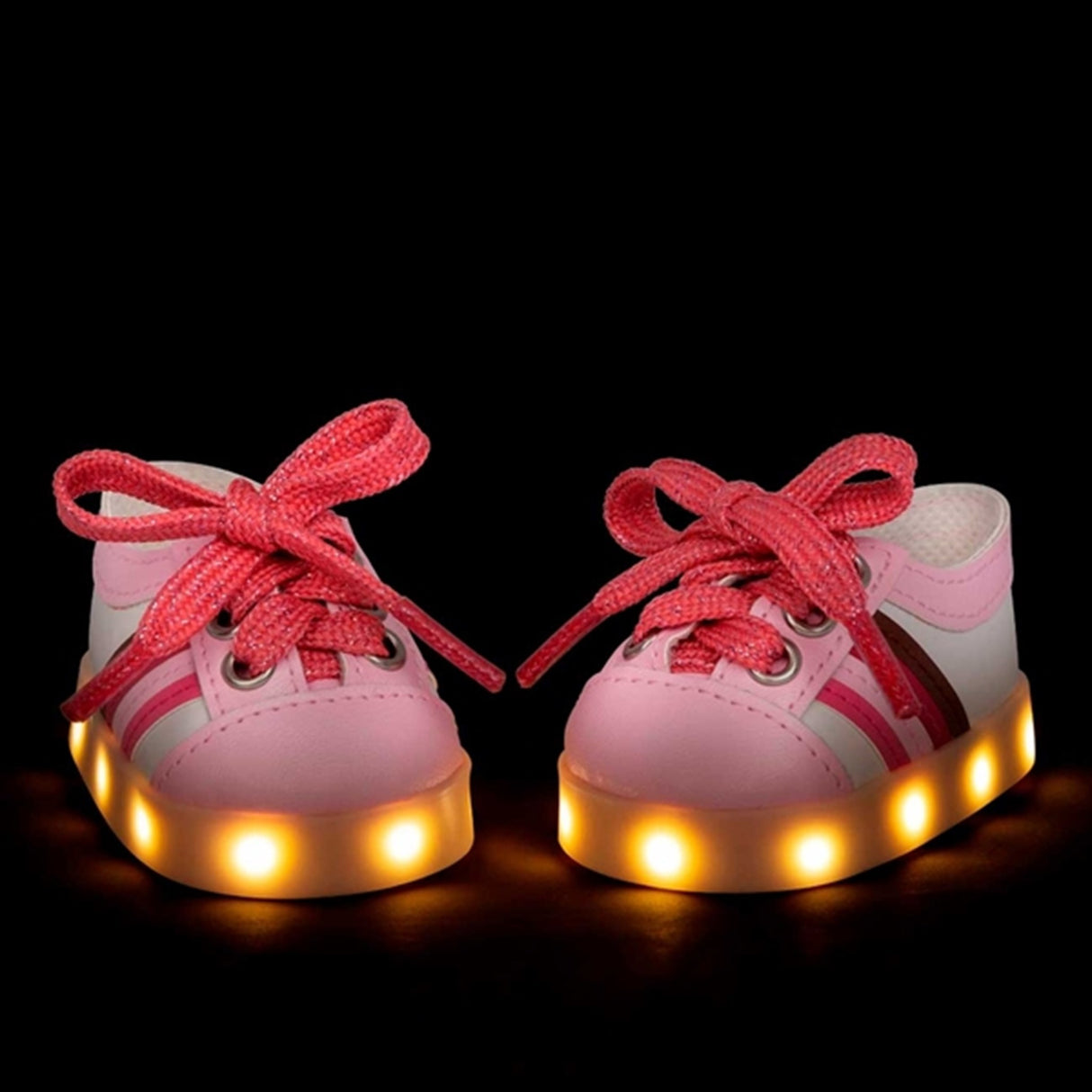 Our Generation Doll Shoes w. Light Lyserød