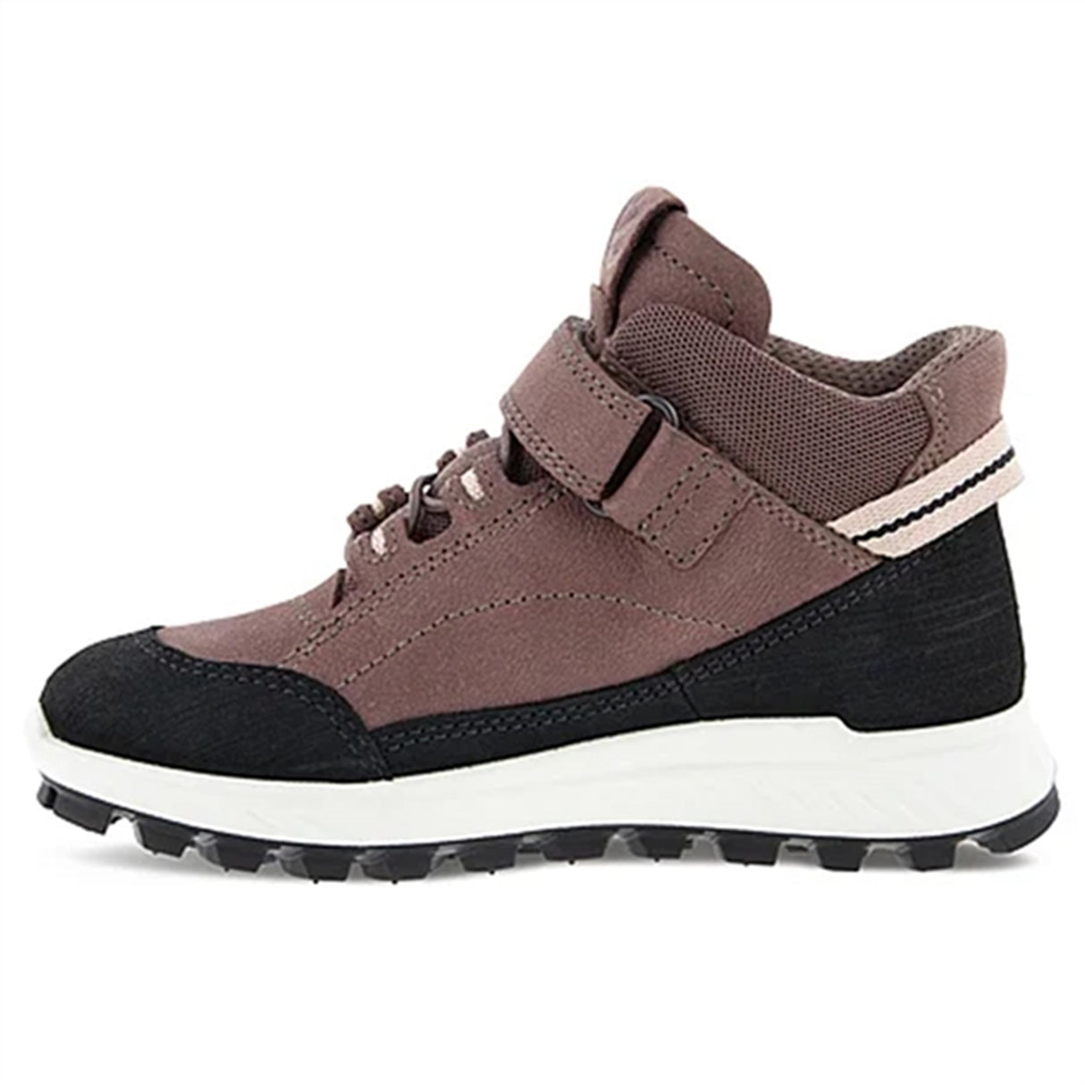 Ecco Exostrike Kids Ankle Støvle Black/Dusty Purple/Dusty Purple 4