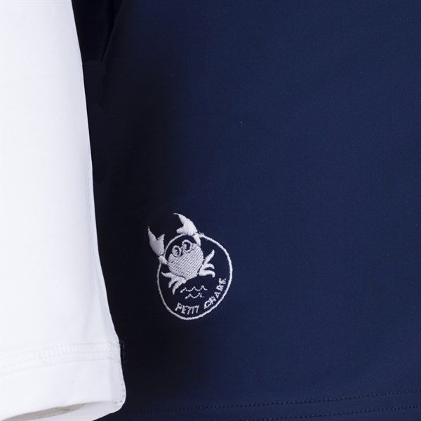Petit Crabe Blue/White Raglan UV Badegenser