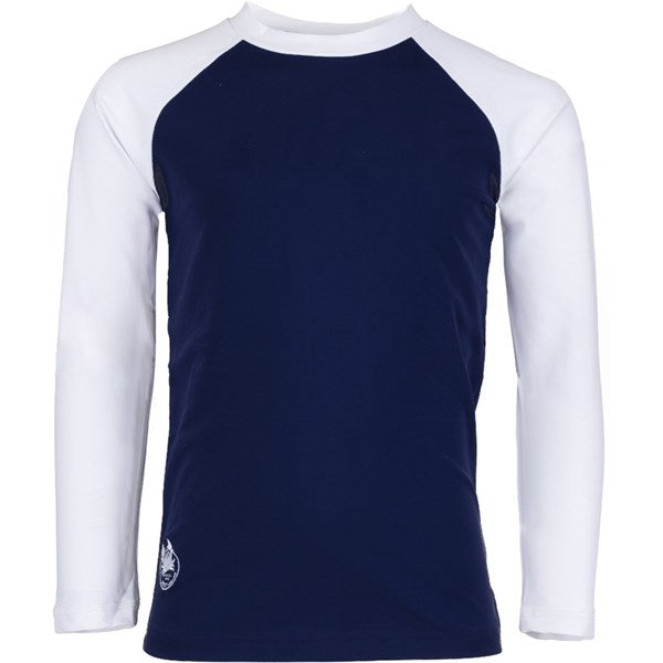 Petit Crabe Blue/White Raglan UV Badegenser