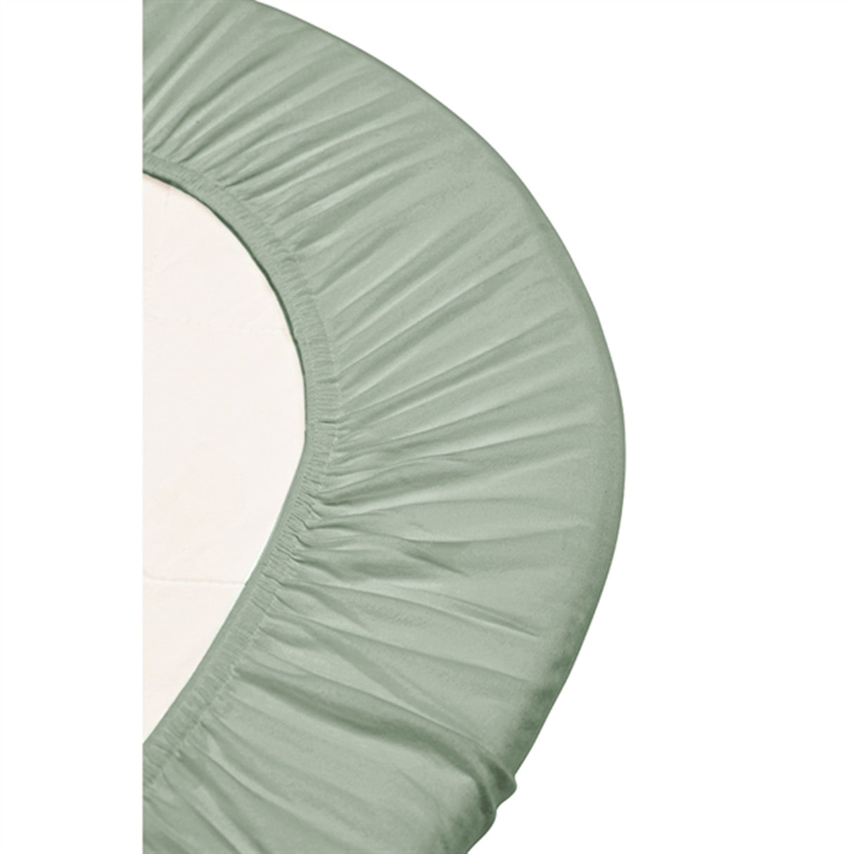Leander Laken til Babyseng 2-Pak Sage Green