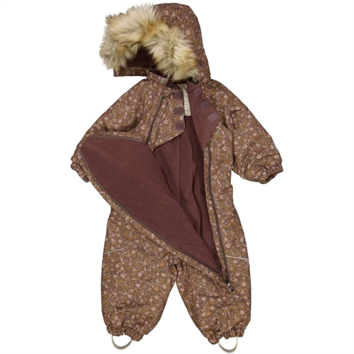 Wheat Dress Nickie Tech Eggplant Flowers 3