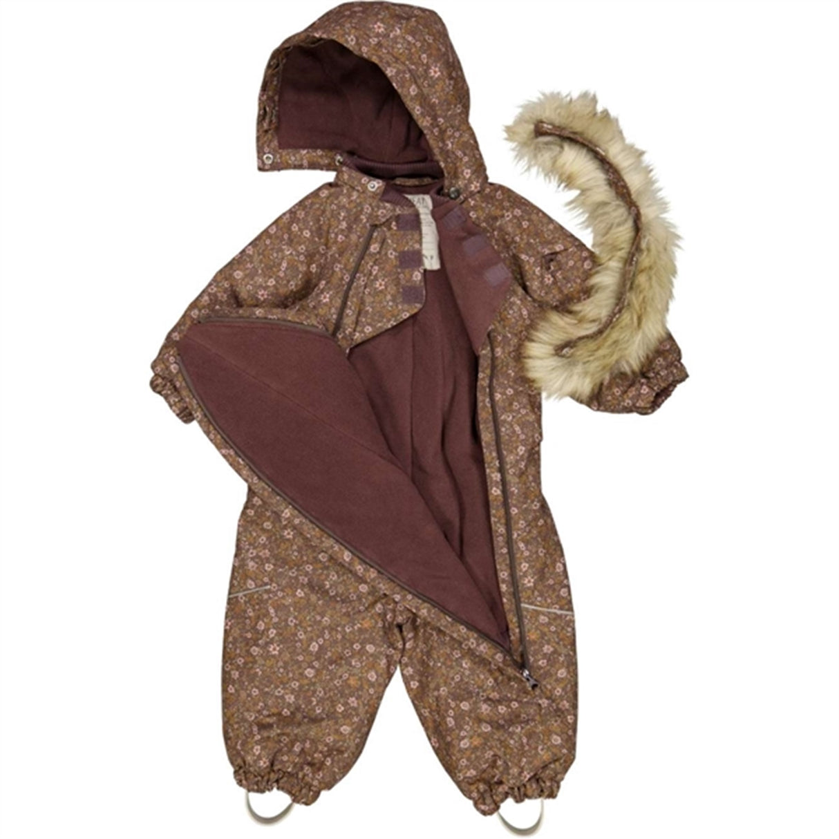 Wheat Dress Nickie Tech Eggplant Flowers 4