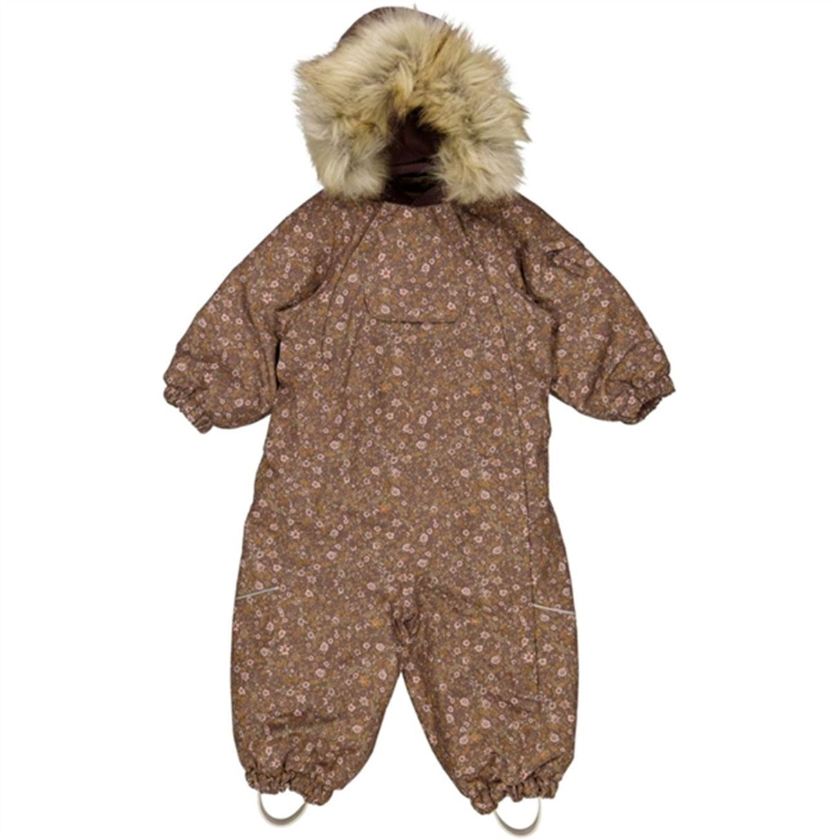 Wheat Dress Nickie Tech Eggplant Flowers