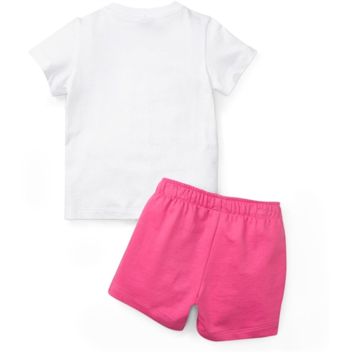 Puma Minicats T-shirt & Shorts Sett White-Pearl Pink