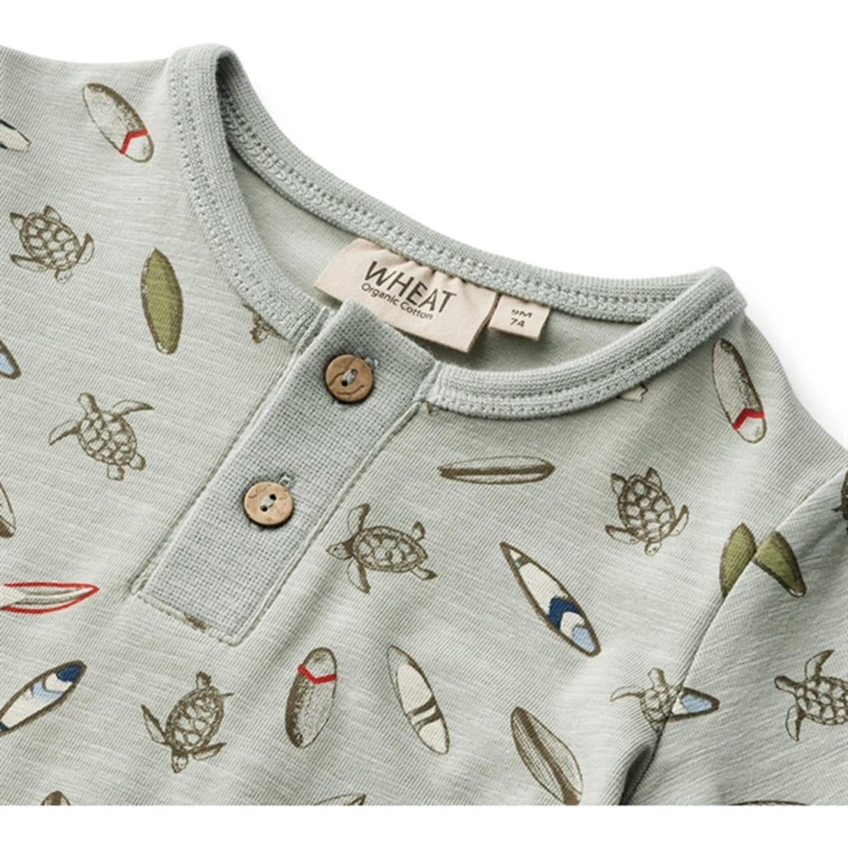 Wheat Turtle Surf Rompers Alfred