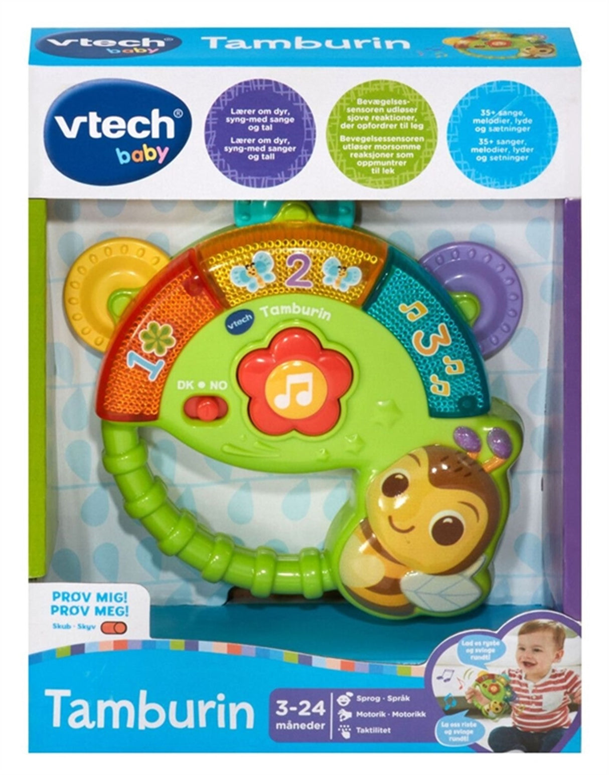 Vtech Baby tamburin med lys og lyd
