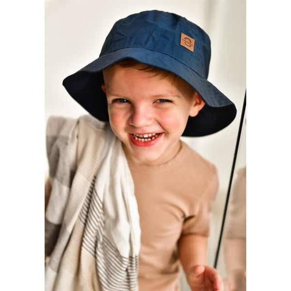 Mikk-Line Sommer Bøllehatt Solid Blue Nights