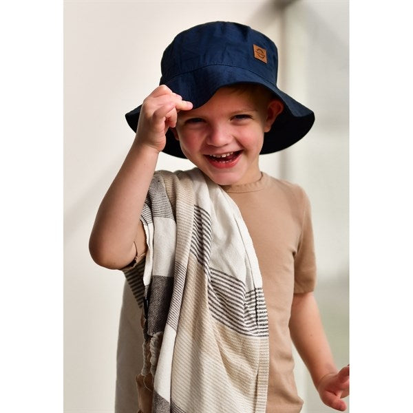 Mikk-Line Sommer Bøllehatt Solid Blue Nights