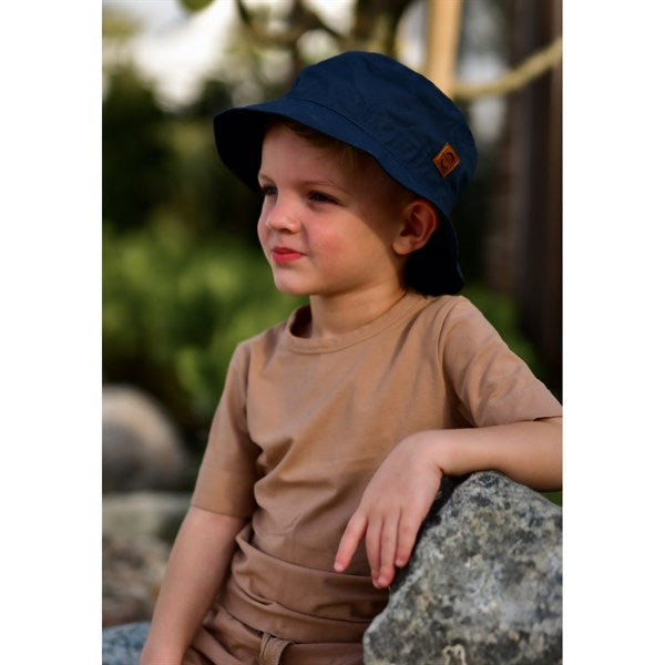 Mikk-Line Sommer Bøllehatt Solid Blue Nights