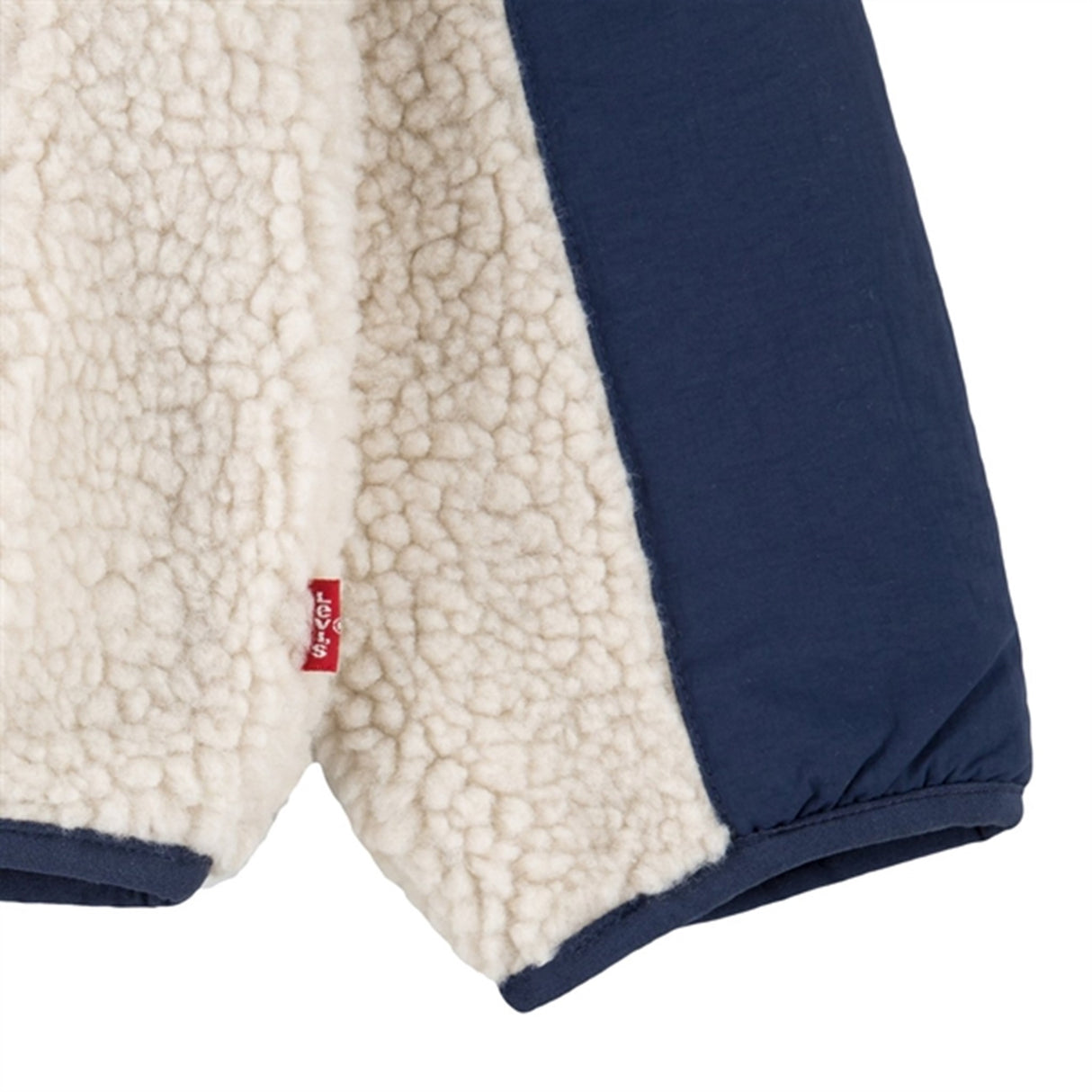 Levi's Colorblocked Sherpa Jakke Rainy Day