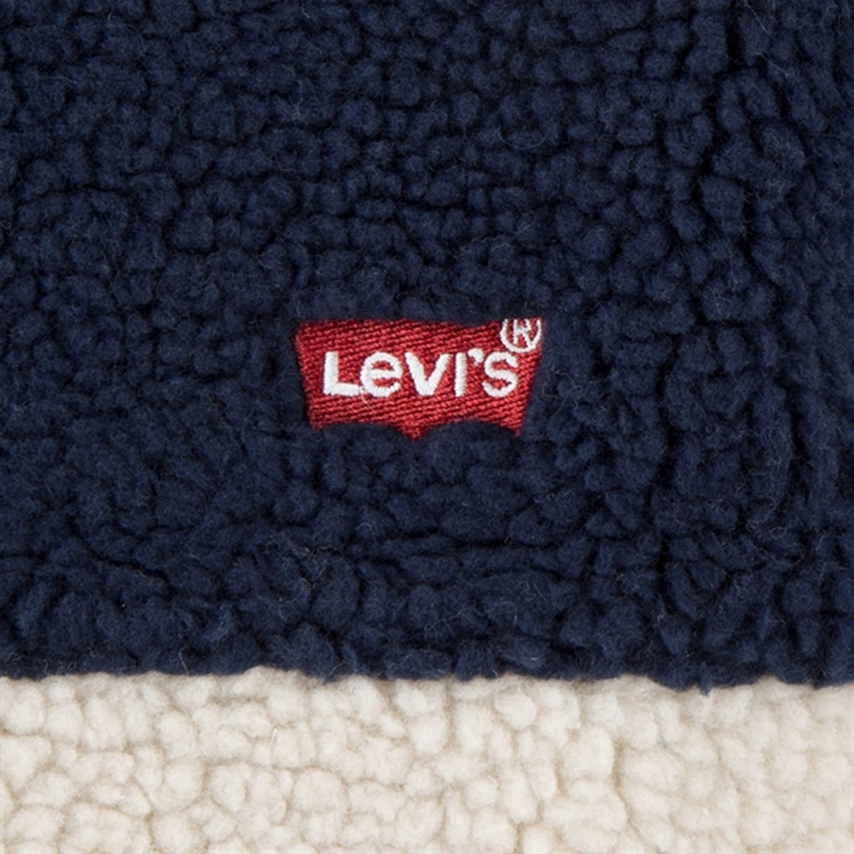 Levi's Colorblocked Sherpa Jakke Rainy Day