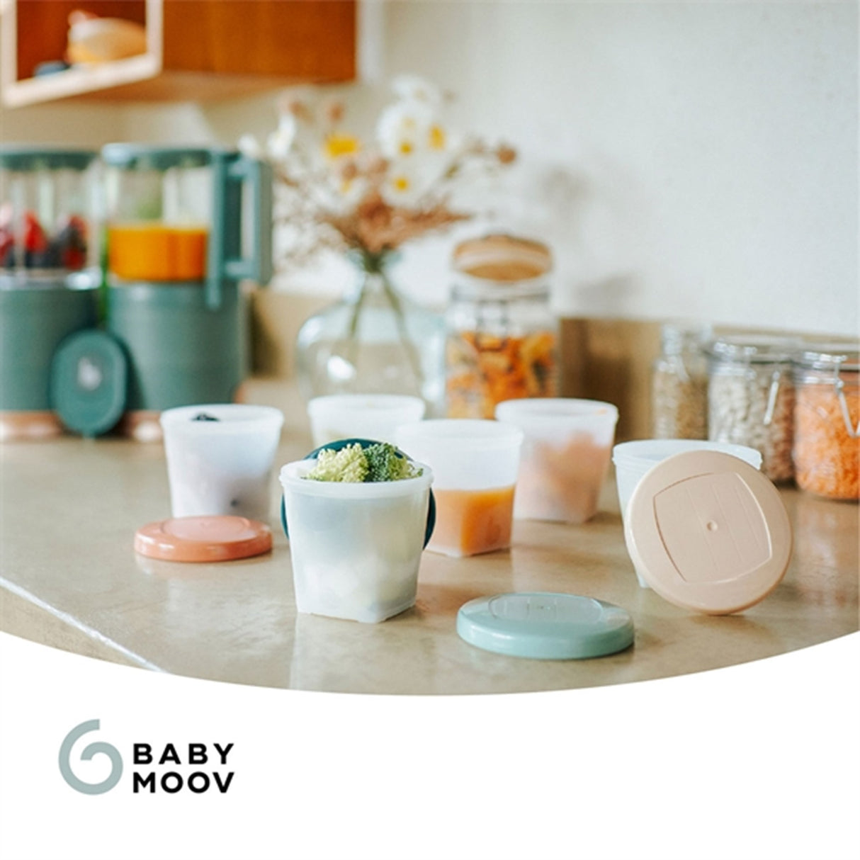 Babymoov ECO madbøtter - 6x 250ml