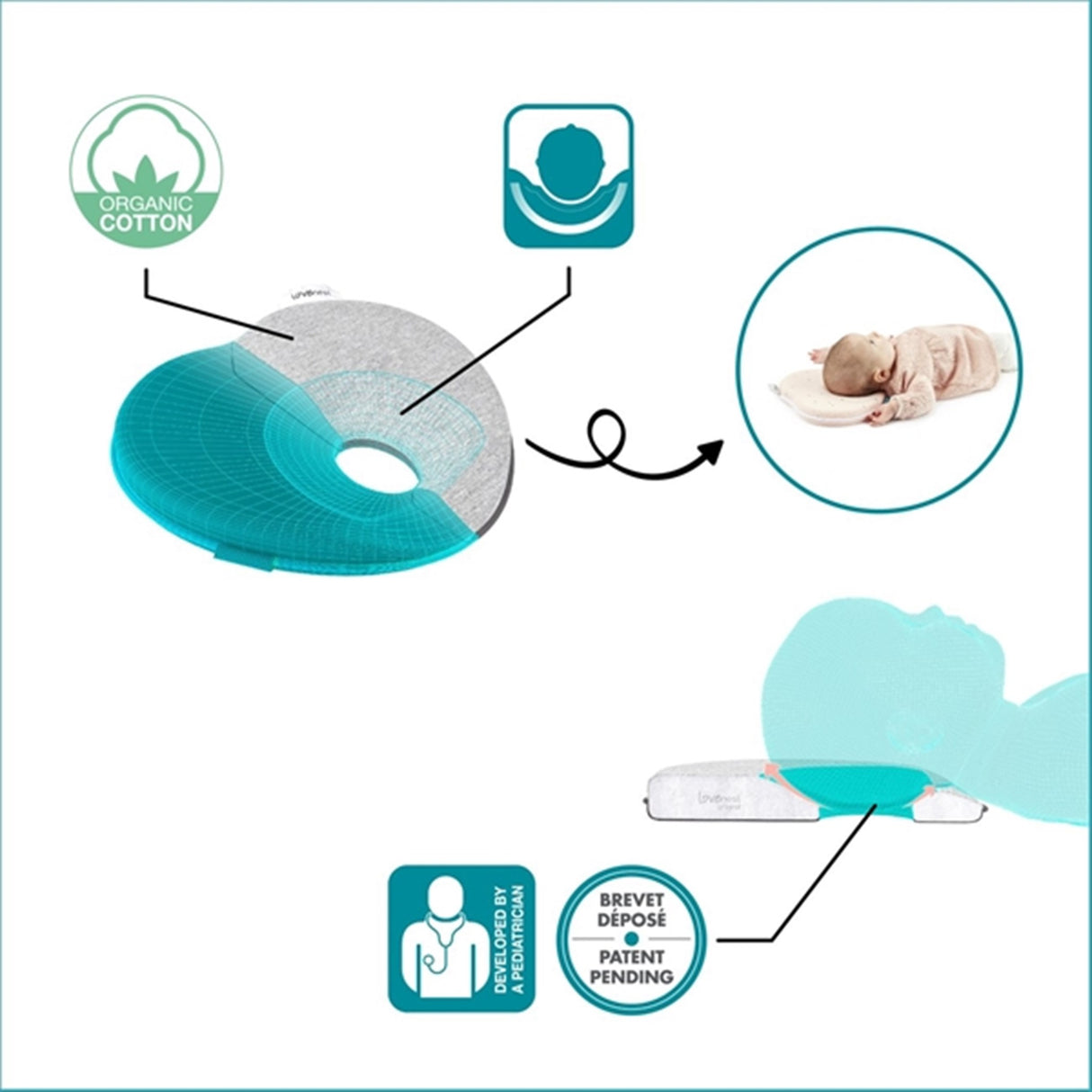 Babymoov Lovenest Babypute Original Pink