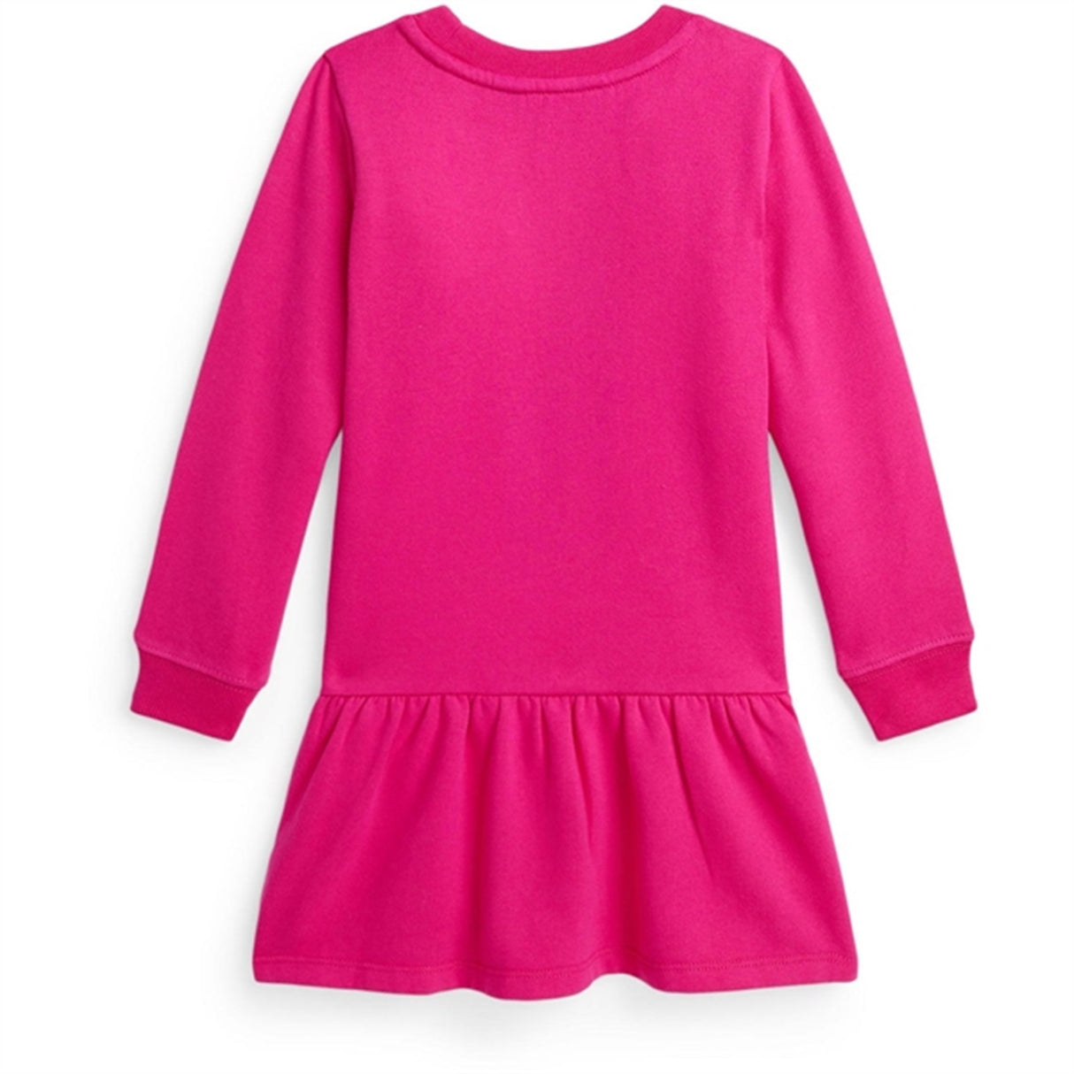 Polo Ralph Lauren Girls Kjole Bright Pink W/ Blue