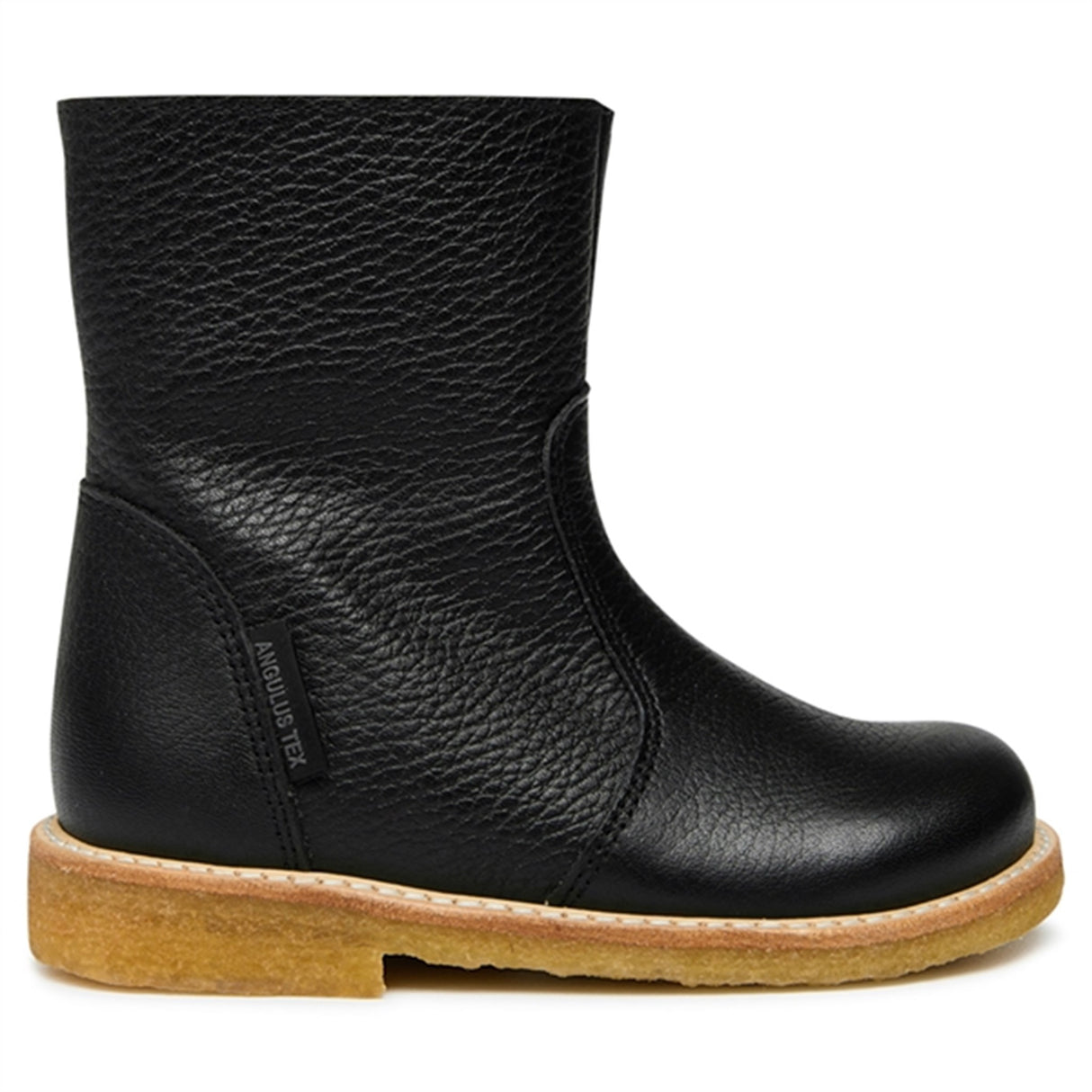 Angulus Basic Tex Støvle Med Glidelås Black 2