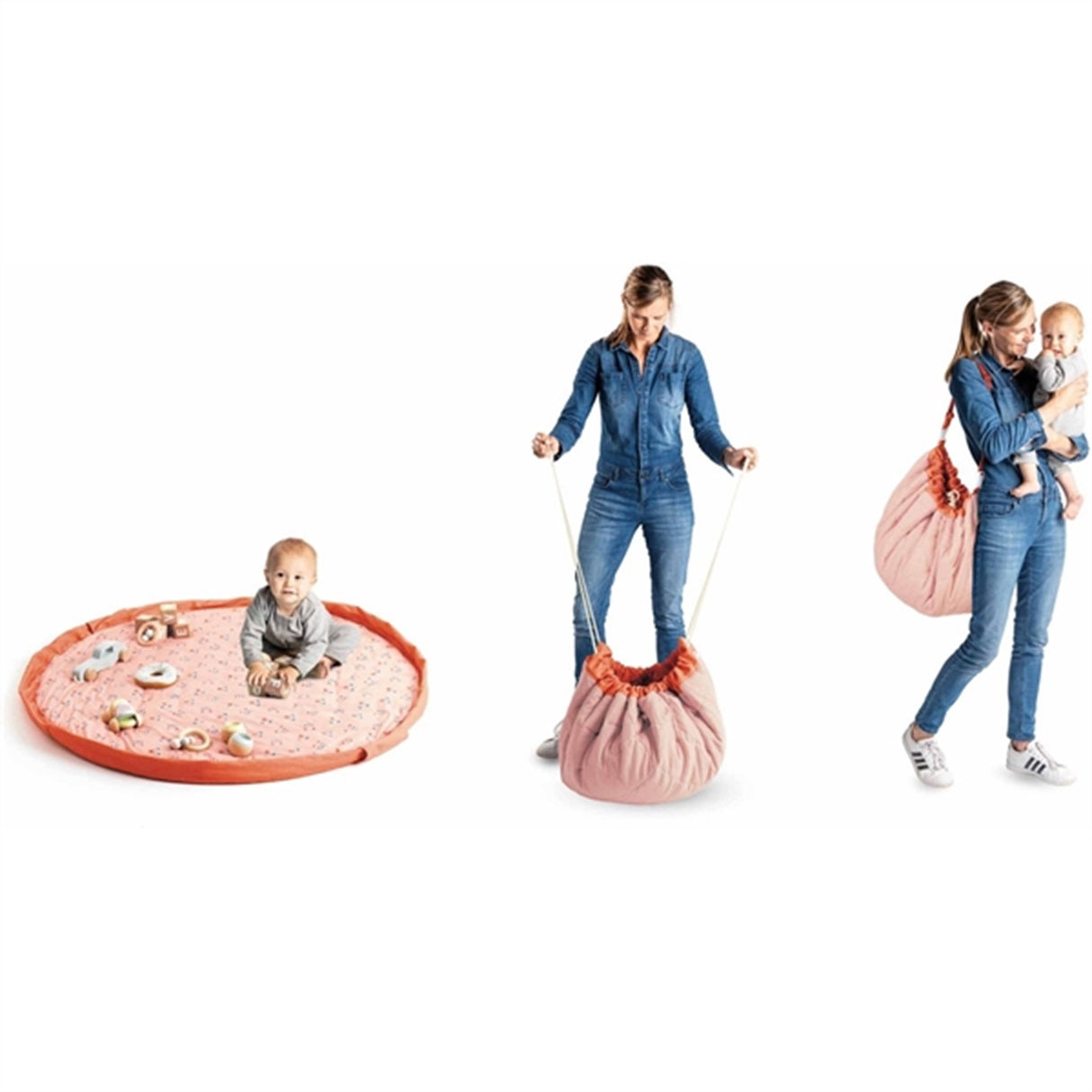 Play&Go 3-i-1 Leketeppe Soft Animal Face