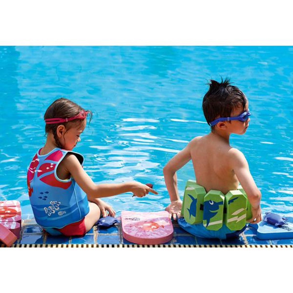 BECO Sealife Swim Belt Green