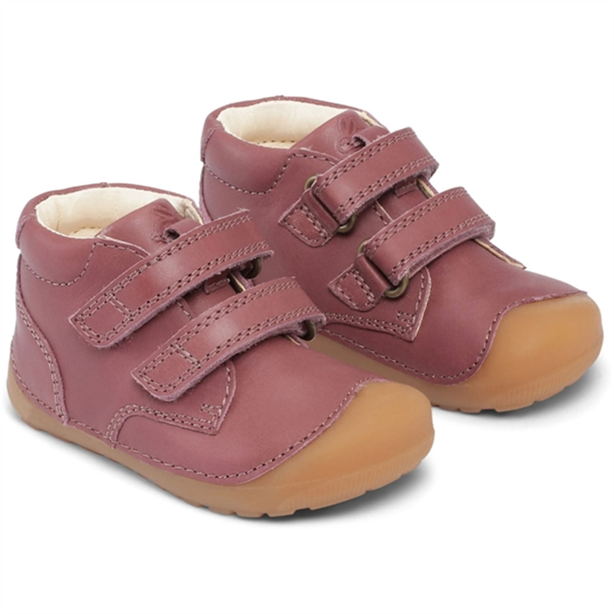 Bundgaard Begynnersko Petit Velcro Dark Rose Sko
