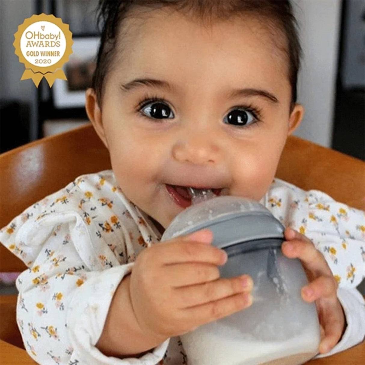 Haakaa Tåteflaske 160Ml Grey