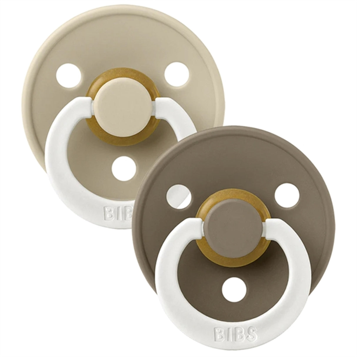 Bibs Color 2-Pack Night Collection Vanilla/Dark Oak