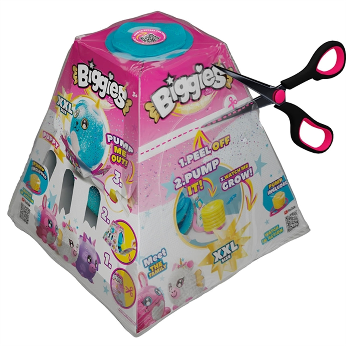 Biggies! Inflatable Plush Unicorn