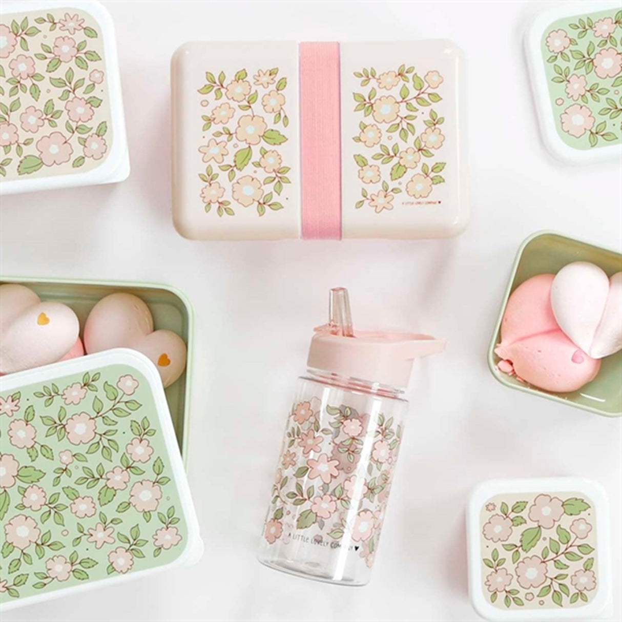 A Little Lovely Company Drikkeflaske Blossom Pink