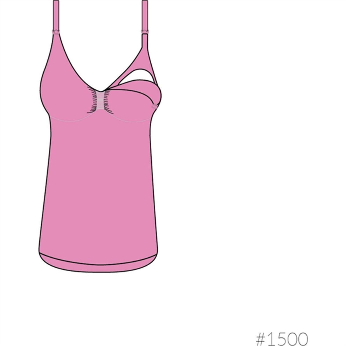 Carriwell Ammetop m. Shapewear Sort