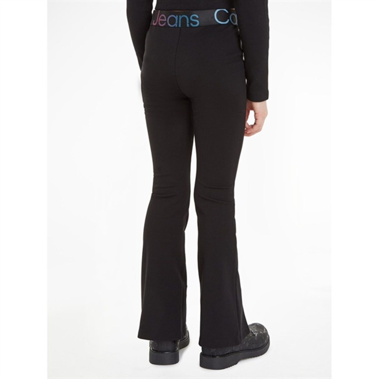 Calvin Klein Punto Tape Flare Bukser Ck Black