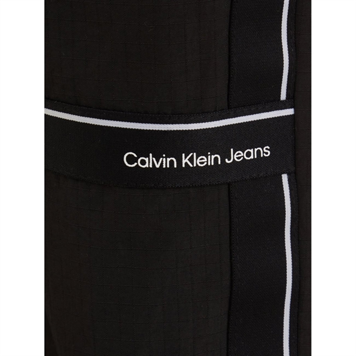Calvin Klein Ripstop Tape Straight Bukser Ck Black