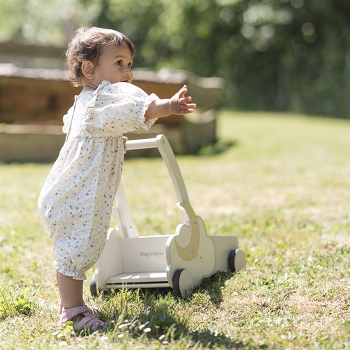 That's Mine Doux Bleu Cille Rompers