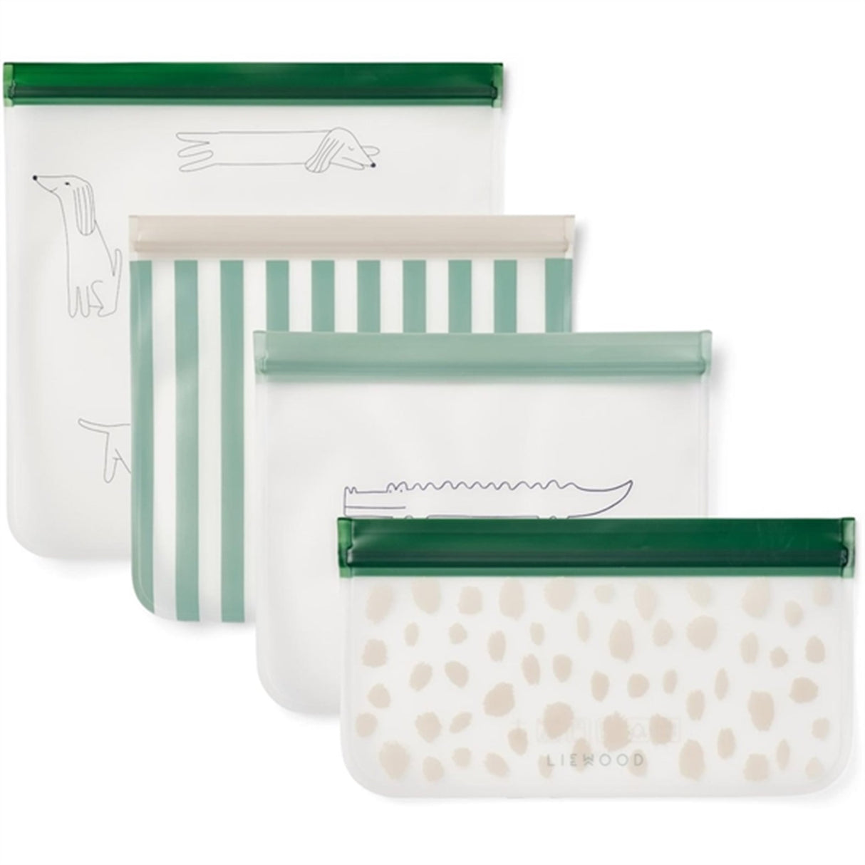 Liewood Clive Rejsetaske 4-Pak Peppermint Multi Mix