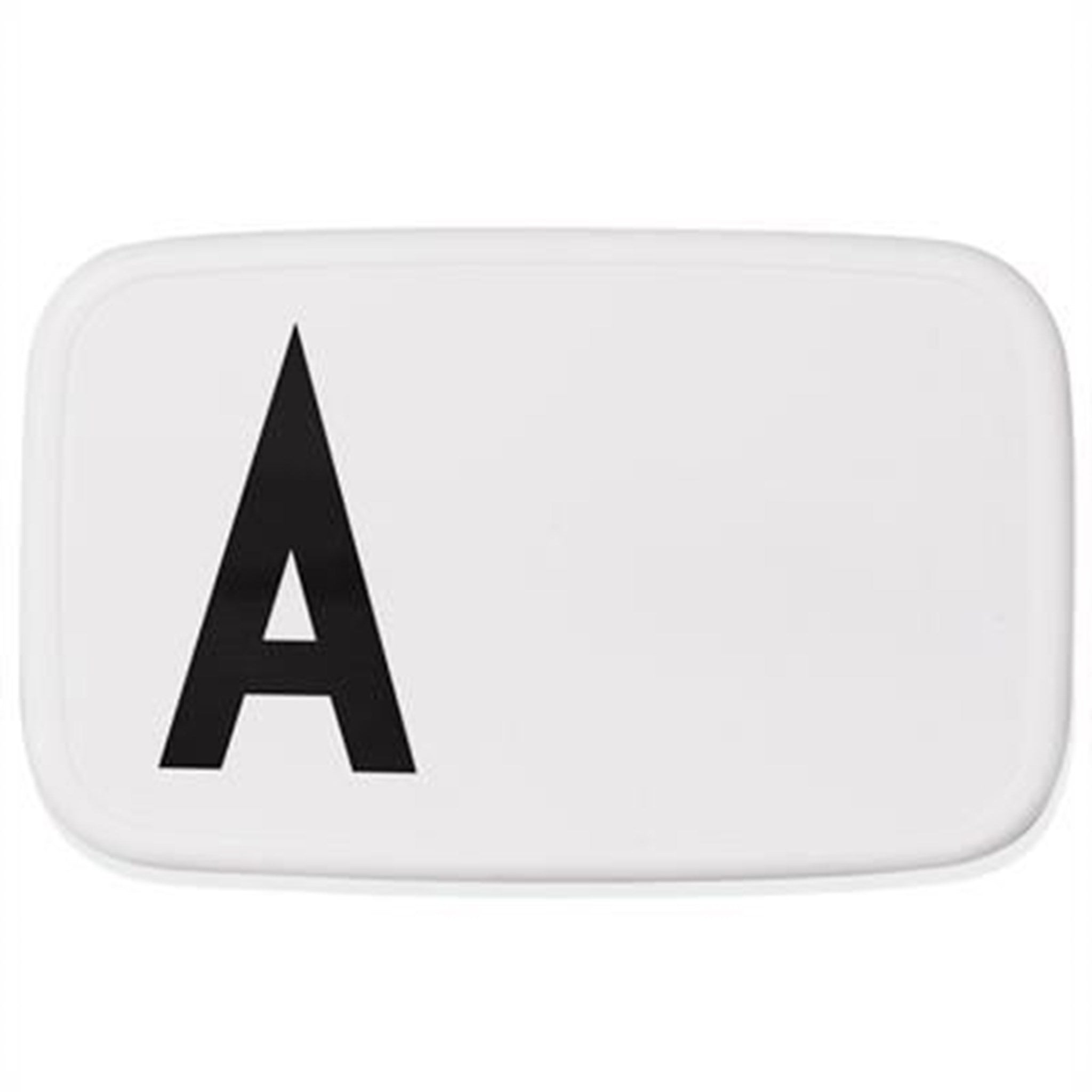 Design Letters White ABC Matkasse