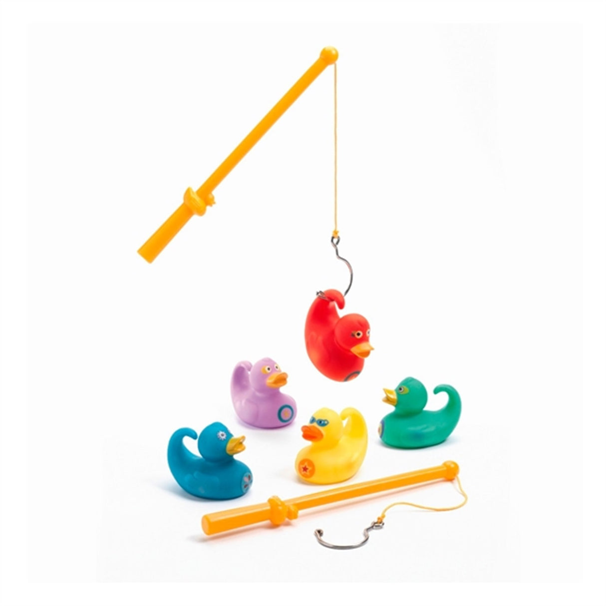 Djeco Fiskespil Badeænder Regnbue