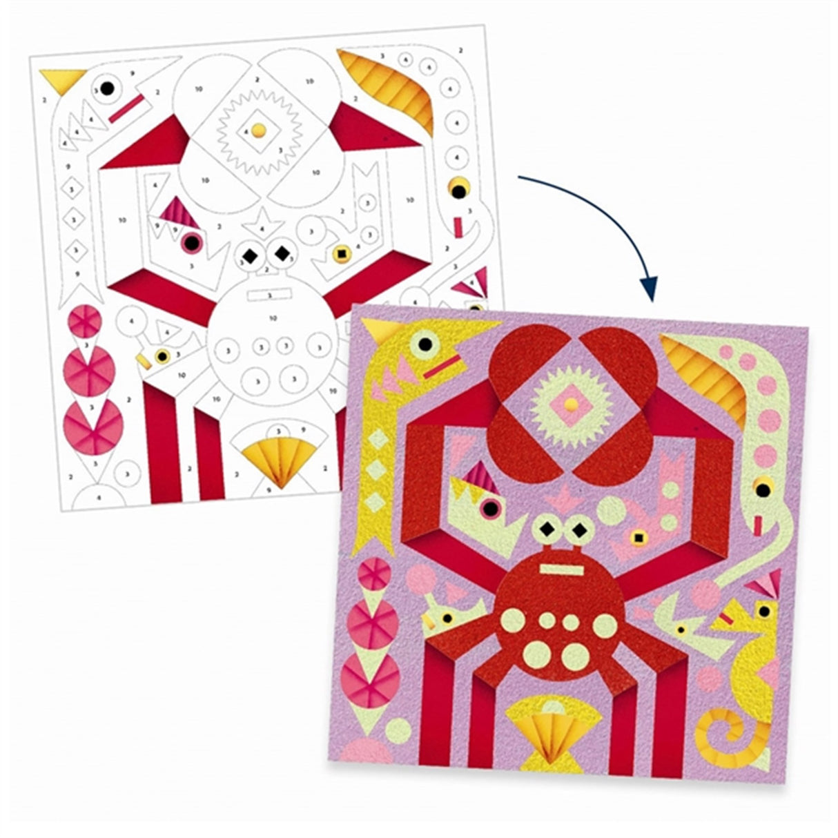 Djeco Kreative Stempler Blomster Piger