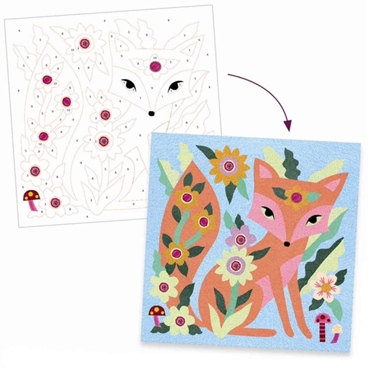 Djeco Kreative Æske Lysende Have 3