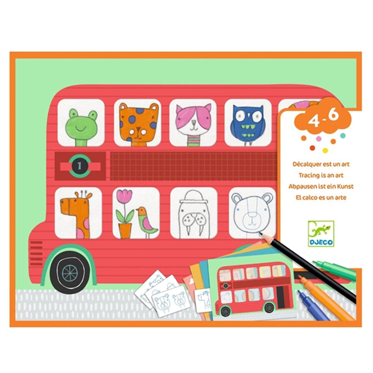 Djeco kreativ Tegning Tegning Etter Er En Kunst