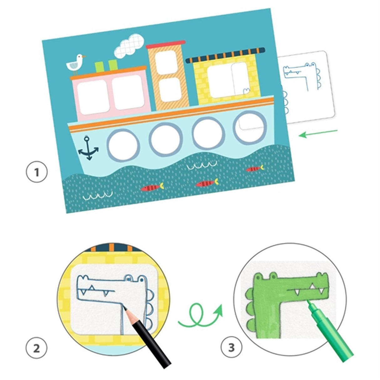 Djeco kreativ Tegning Tegning Etter Er En Kunst