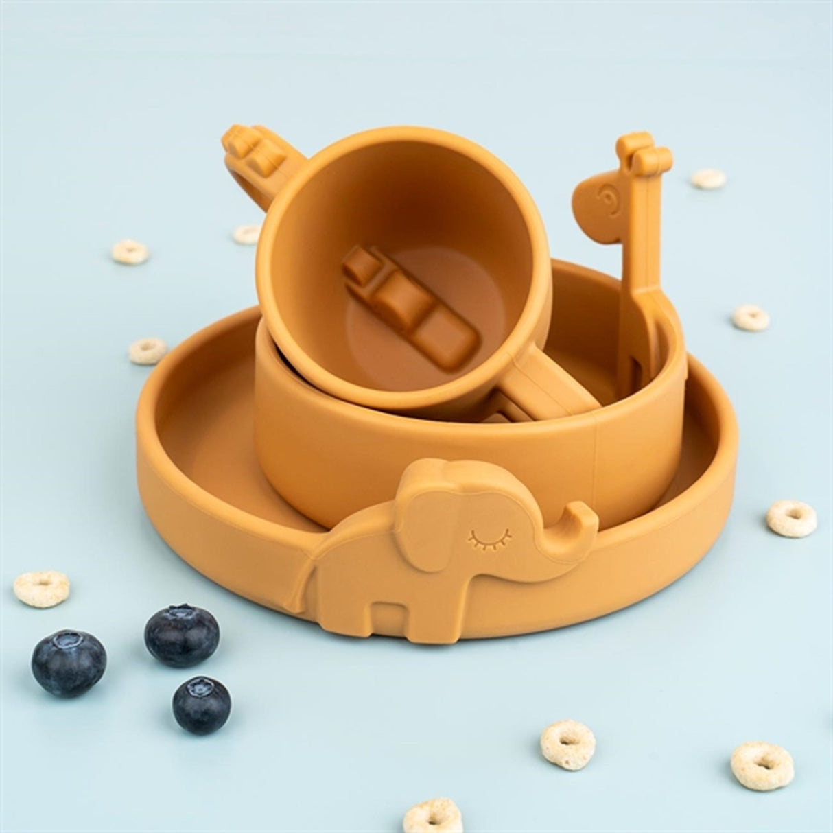 Done by Deer Peekaboo Tallerken Elphee Mustard