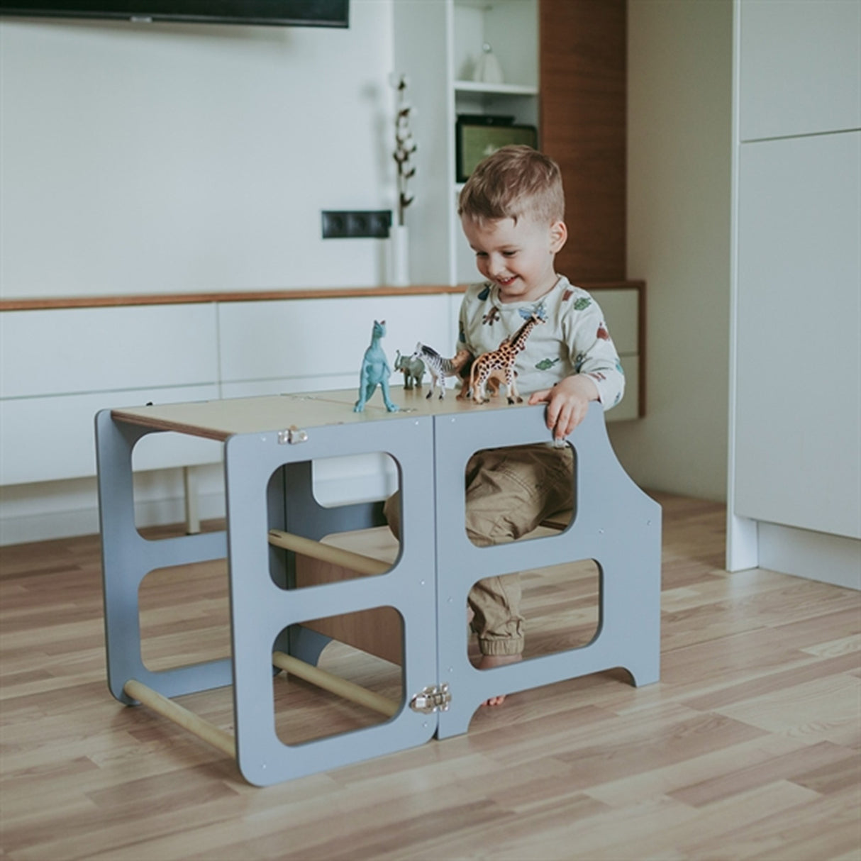 Duck Woodworks Foldable Kitchen Tower Grey -SKAL IKKE ONLINE PÅ NORGE! 6
