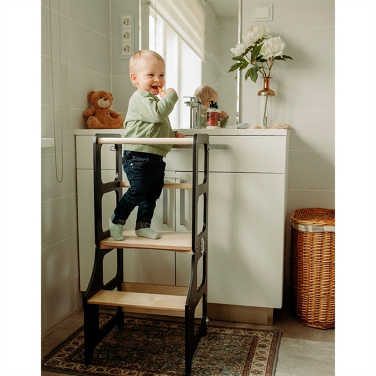 Duck Woodworks Foldable Kitchen Tower Black - SKAL IKKE ONLINE PÅ NORGE! 4