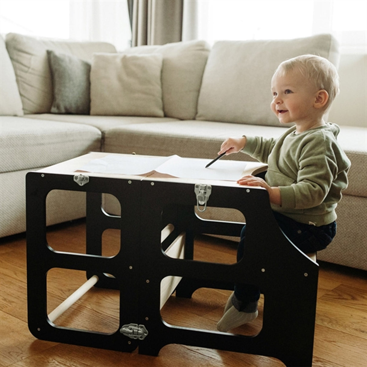 Duck Woodworks Foldable Kitchen Tower Black - SKAL IKKE ONLINE PÅ NORGE! 5