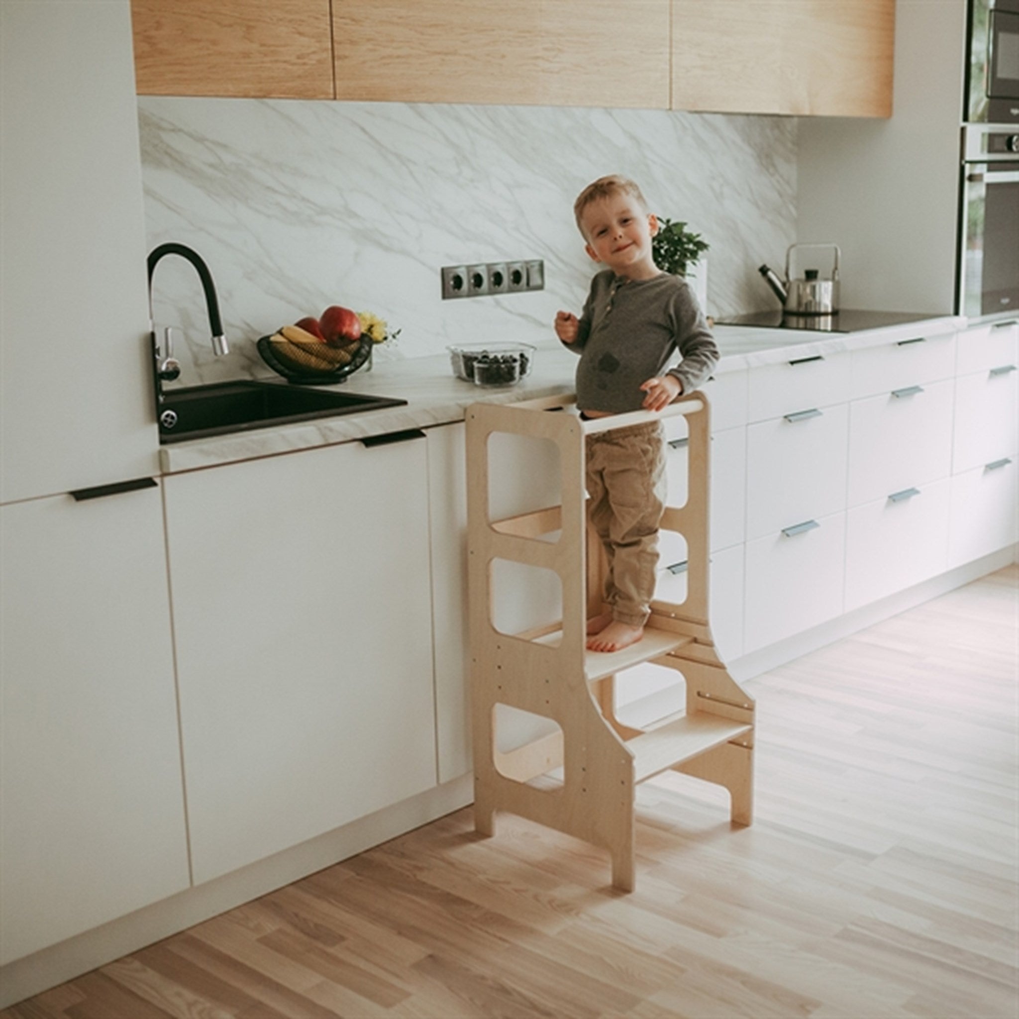 Duck Woodworks Foldable Kitchen Tower Natural - SKAL IKKE ONLINE PÅ NORGE! 3