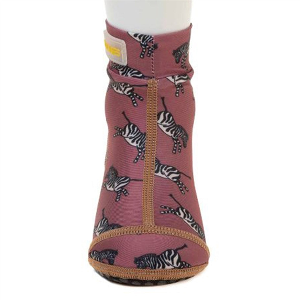 Duukies Beachsocks Zebra Raspberry