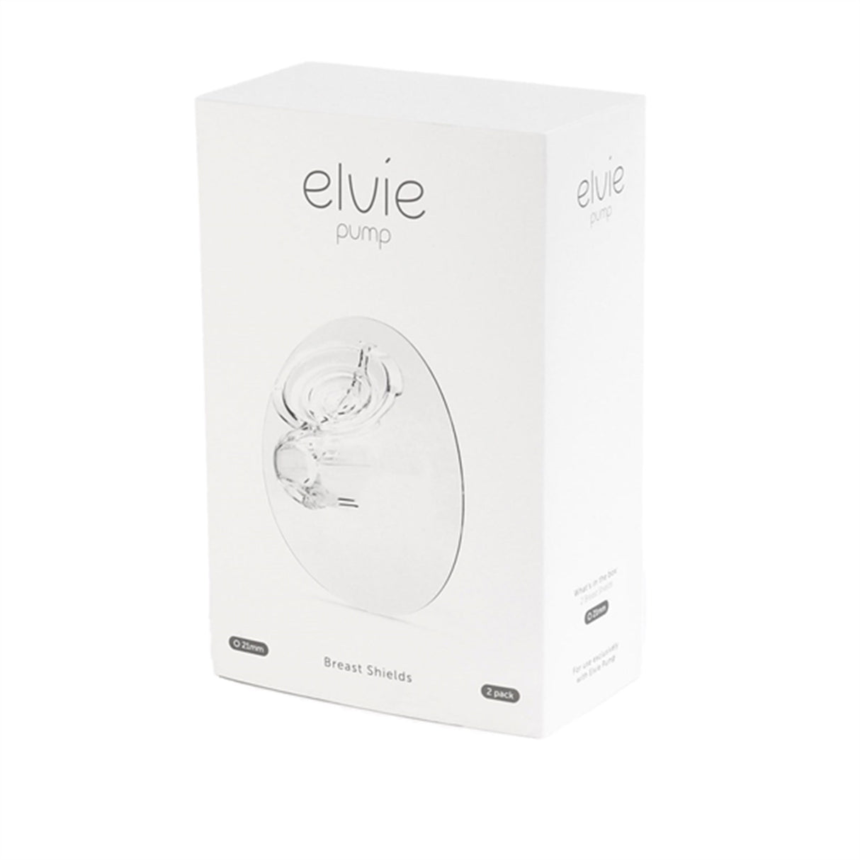 Elvie Brystskjold 21 mm 2-Pakning White