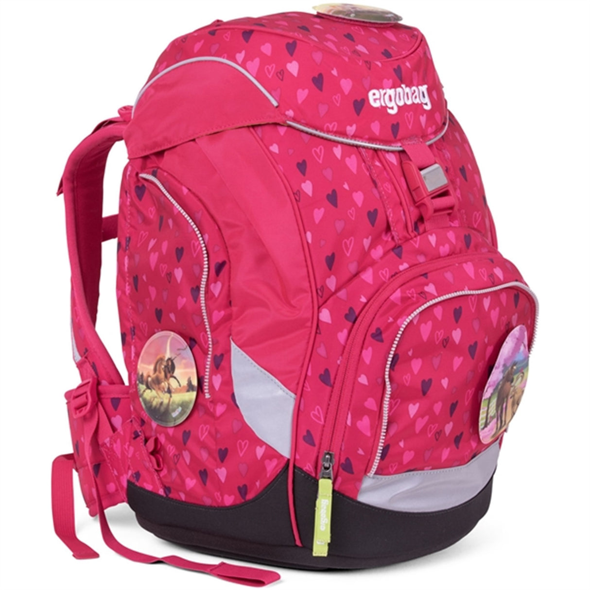 Ergobag Skoleveske Prime HorseshoeBear Pink Hearts